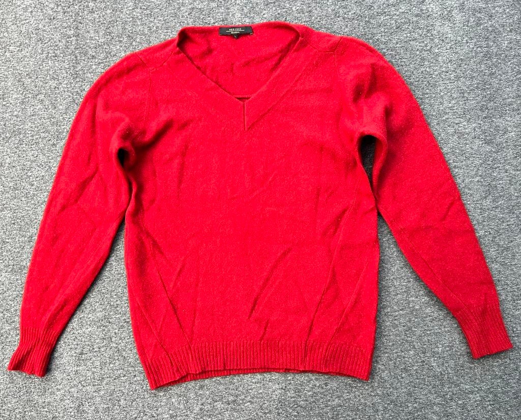 Weekend Max Mara kasjmier trui maat L – rood – luxe, Ophalen of Verzenden, Zo goed als nieuw, Maat 38/40 (M), Rood