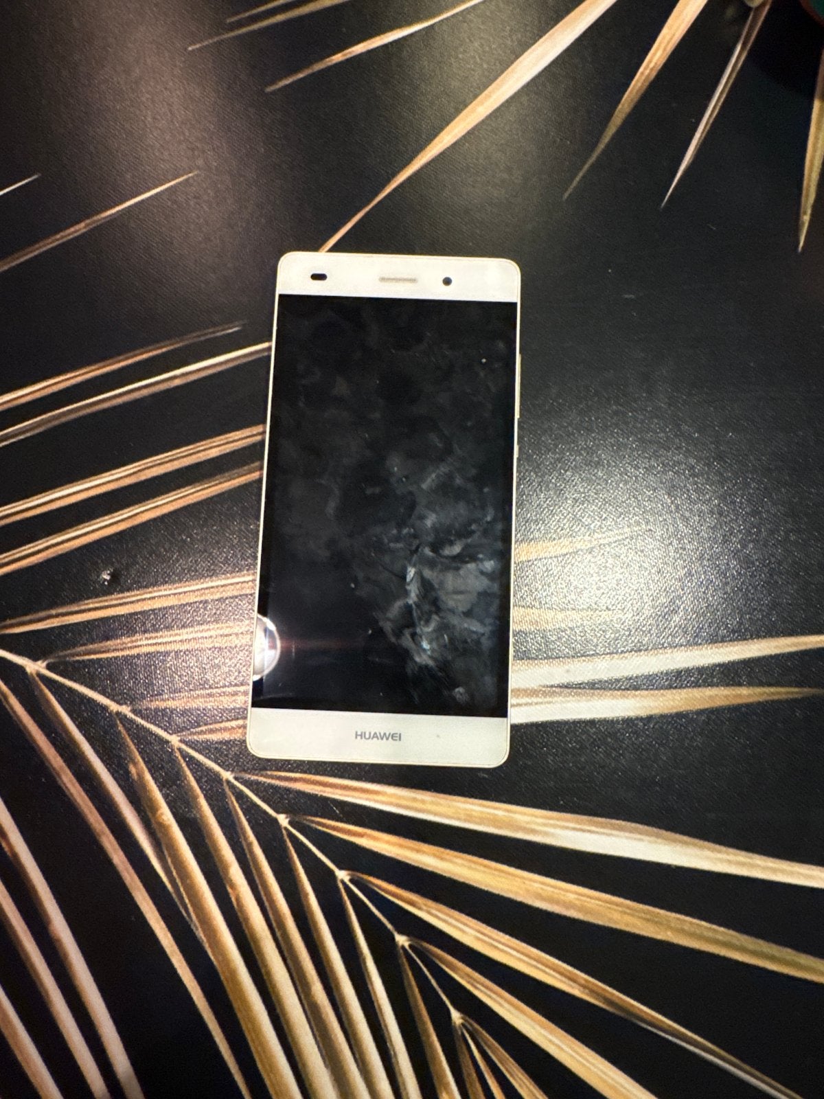 Huawei telefoon - Zonder oplader, Telecommunicatie, Mobiele telefoons | Huawei, Gebruikt, Wit, Touchscreen, Ophalen of Verzenden