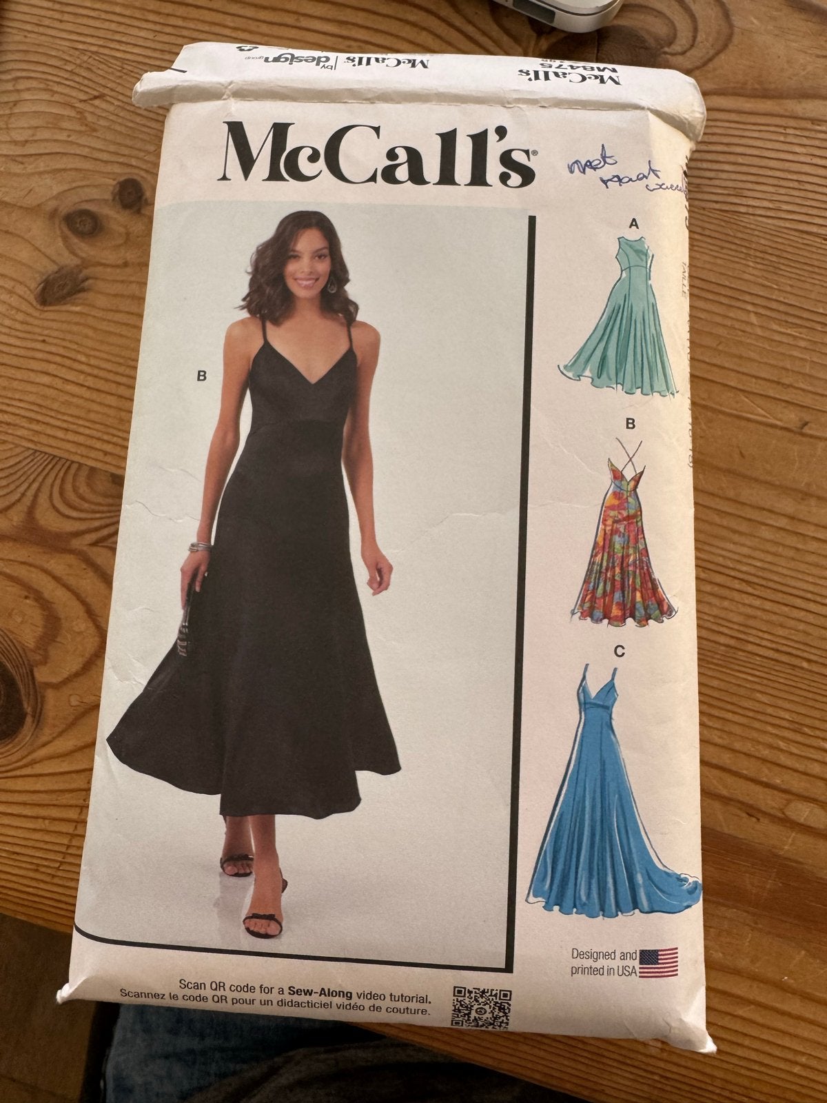 McCall's Naaipatroon M8475 - Jurken voor dames, Overige merken, Overige typen, Vrouw, Nieuw