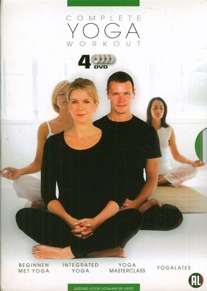 COMPLETE YOGA WORKOUT GEZOND VOOR LICHAAM EN GEEST 4 DVD BOX, Verzenden, Alle leeftijden, Workout, Zo goed als nieuw