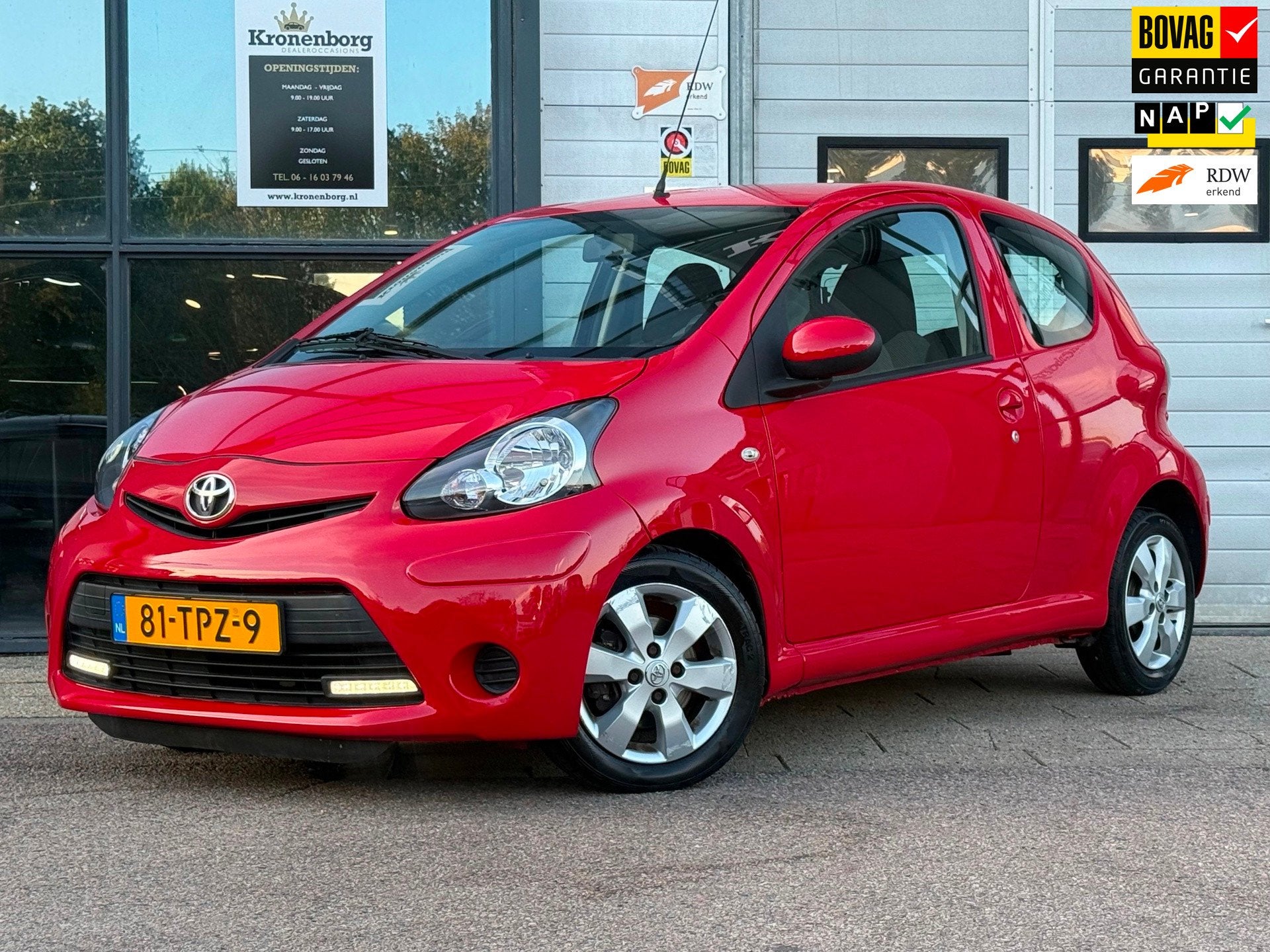 Toyota Aygo 1.0 VVT-i Aspiration| AUTOMAAT| AIRCO| NAP, Euro 5, Stof, Gebruikt, Zwart