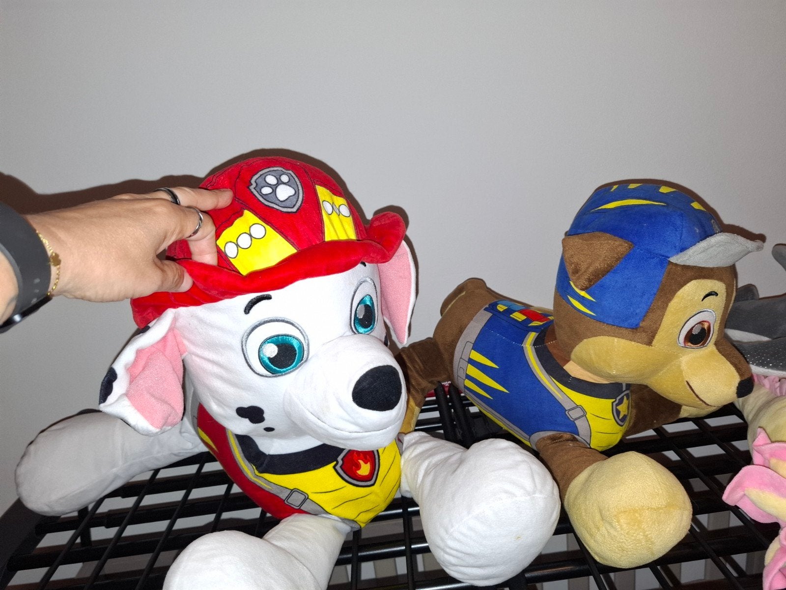 Grote knuffels: Paw Patrol, Mario Paddenstoel, Haai, Axolotl, Ophalen, Gebruikt, Overige merken, Hond
