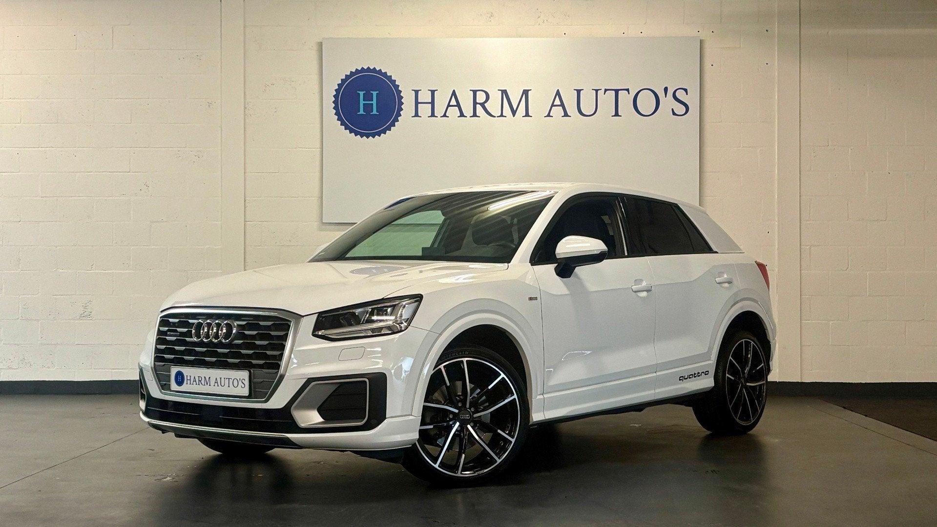Audi Q2 2.0 TFSI quattro S Line 190pk Automaat Navi / LED /, Automaat, Gebruikt, 1984 cc, Leder en Stof