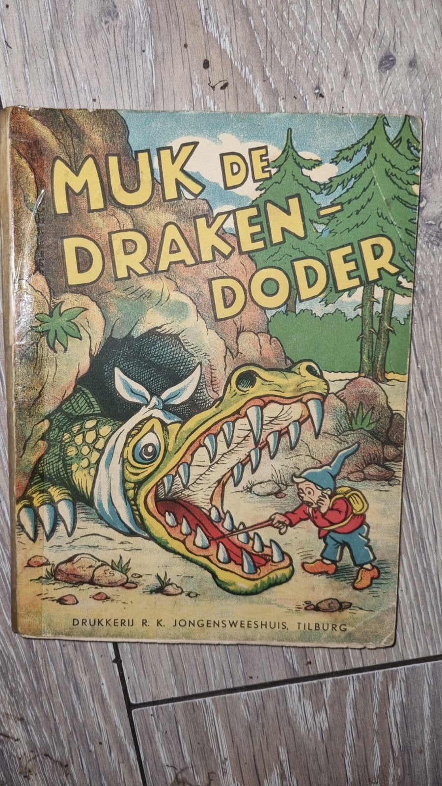 PUK en Muk de Draken Doder - Vintage Kinderboek, Boeken, Ophalen of Verzenden, Gelezen, Onbekend, Fictie algemeen