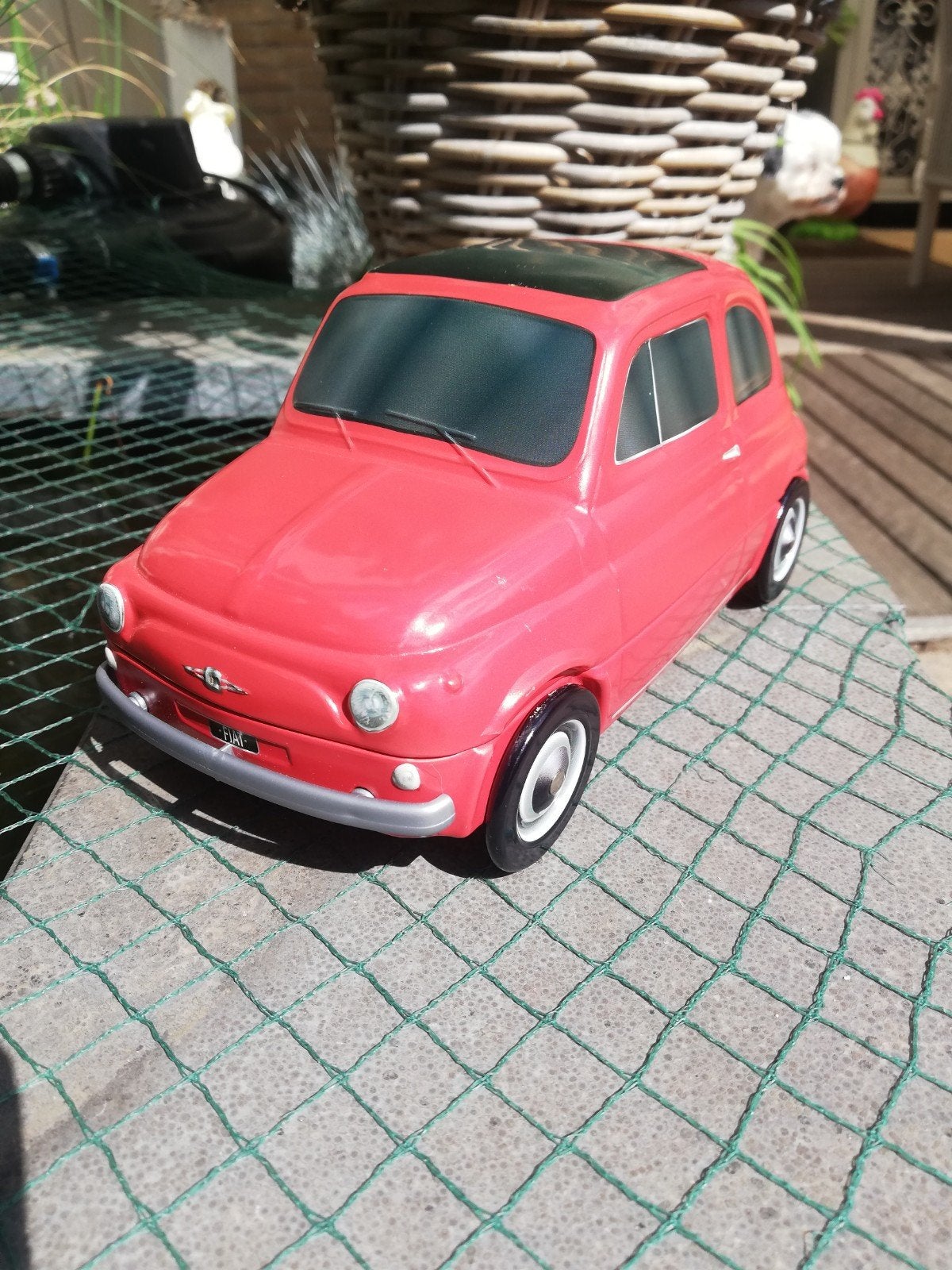 Fiat 500 blik Christian Delorme, Ophalen of Verzenden, Zo goed als nieuw, Auto's