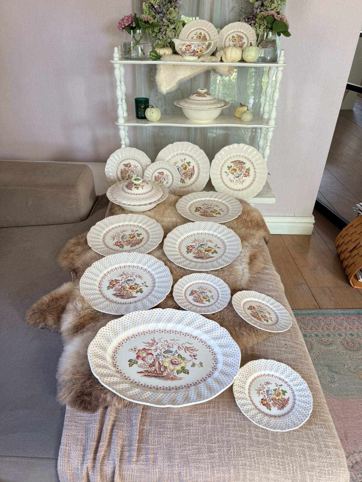 Royal Doulton Grantham antiek porselein servies izg Engeland, Ophalen