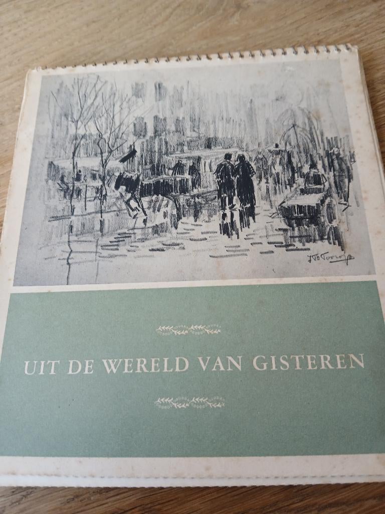 Oude kalenderplaten, Ophalen of Verzenden, Gebruikt