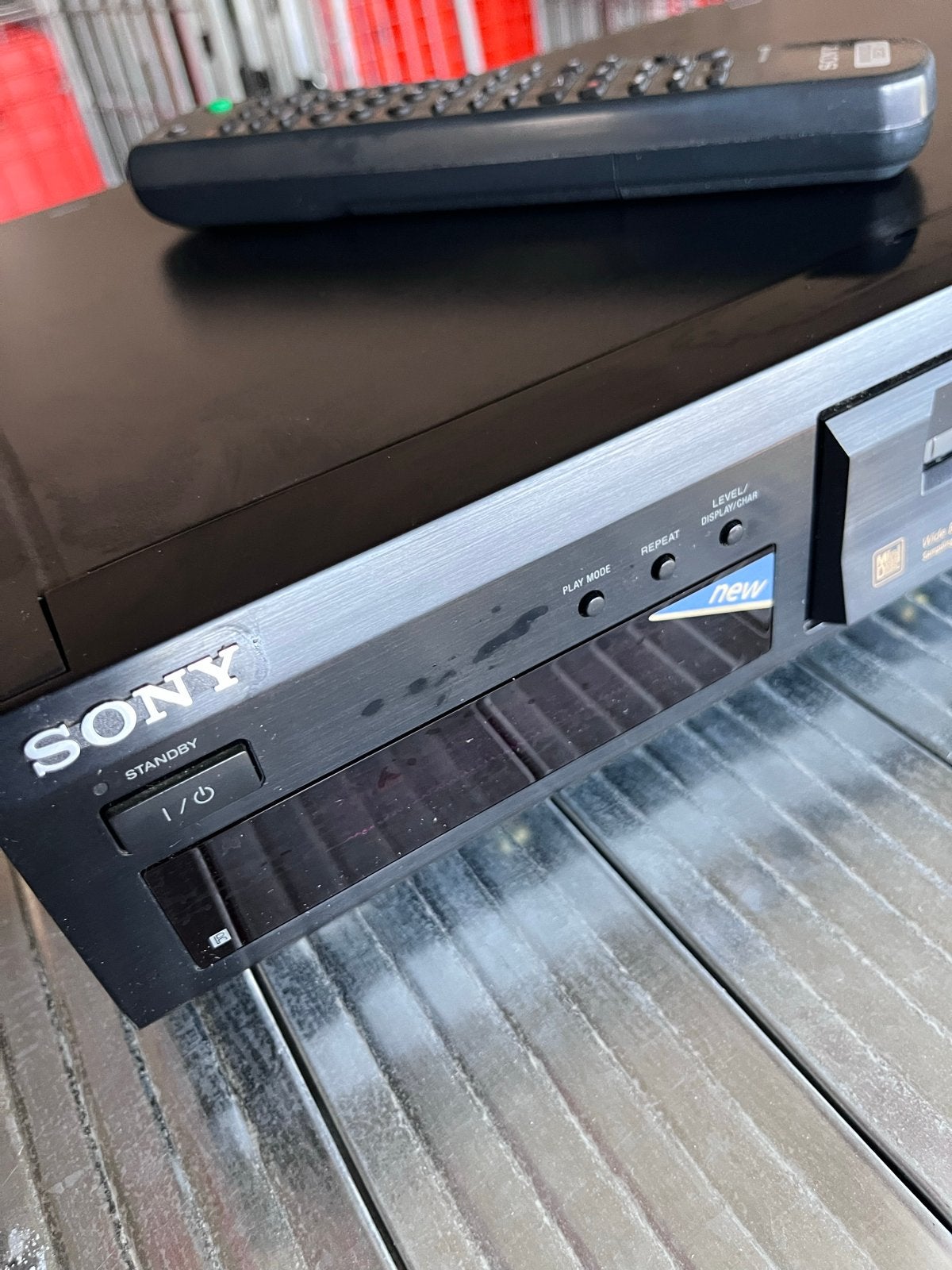Sony MDS-JE330 Minidisc Recorder met Afstandsbediening, Ophalen, Minidisc-recorder