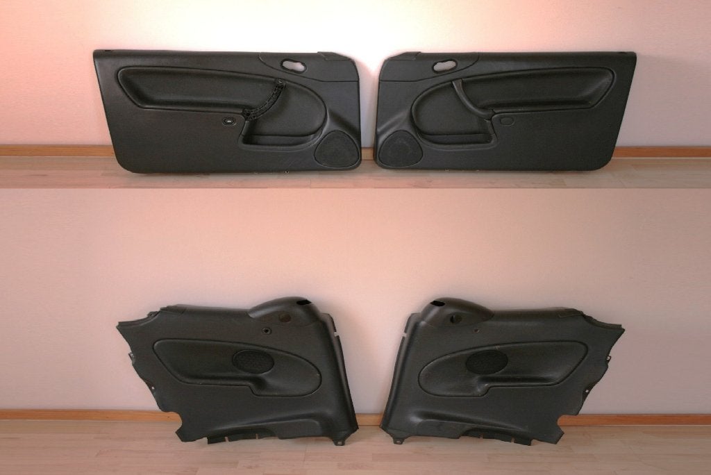 Lederen Aero portier + achterpanelen Saab 900 en 9-3 Cabrio, Auto-onderdelen, Ophalen, Gebruikt, Info@saabcars.se, Saab