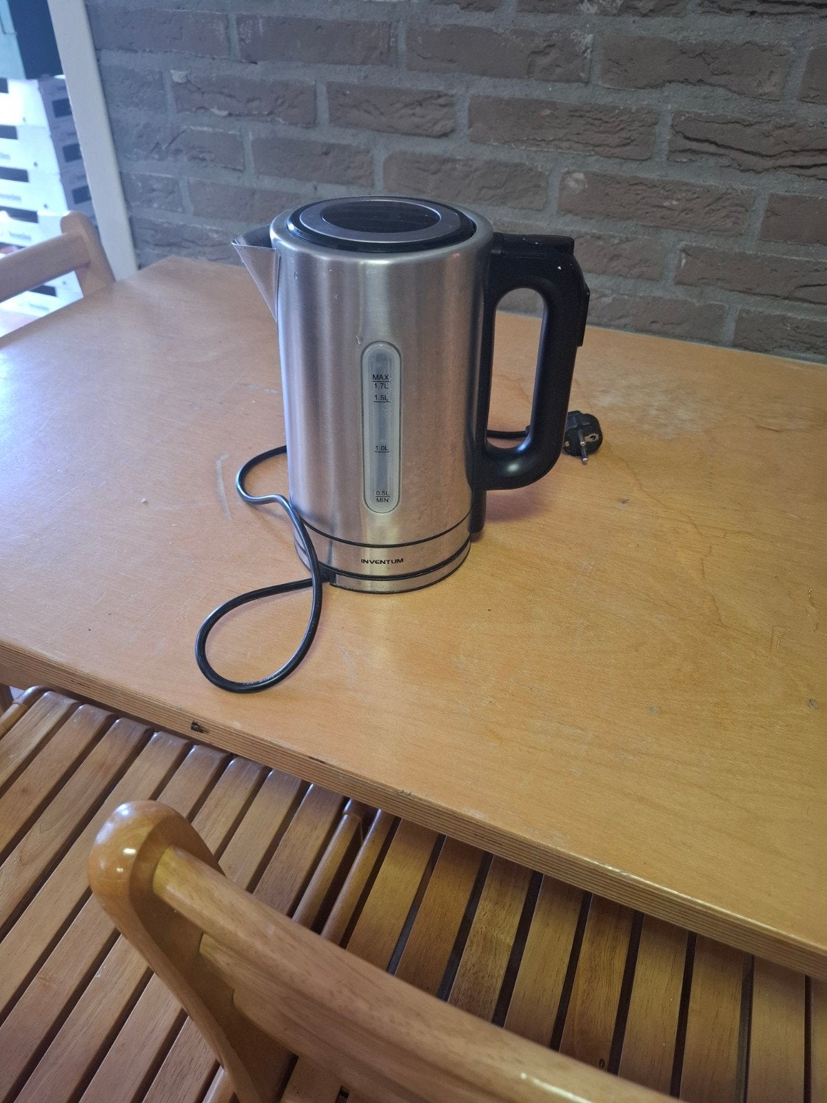 Inventum waterkoker, Witgoed en Apparatuur, Waterkokers, 1 tot 2 liter, Ophalen