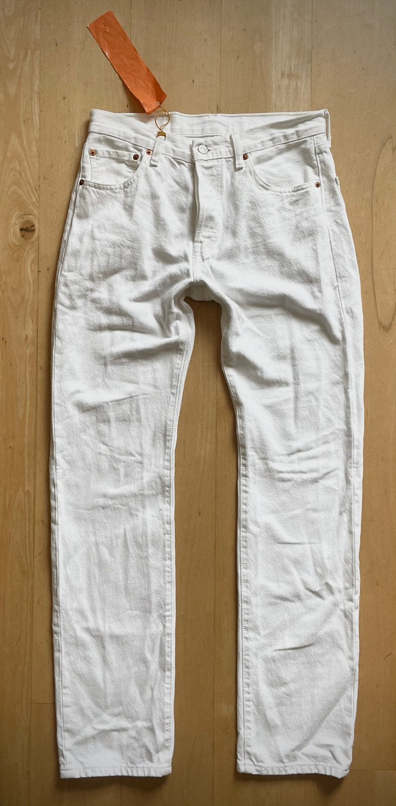 Levi’s 501 jeans spijkerbroek W29 L32 wit, Ophalen of Verzenden, Zo goed als nieuw, Wit, W32 (confectie 46) of kleiner