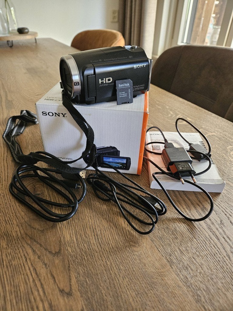 Sony HDR-CX625 videocamera te koop, Ophalen, Full HD, 20x of meer, Zo goed als nieuw