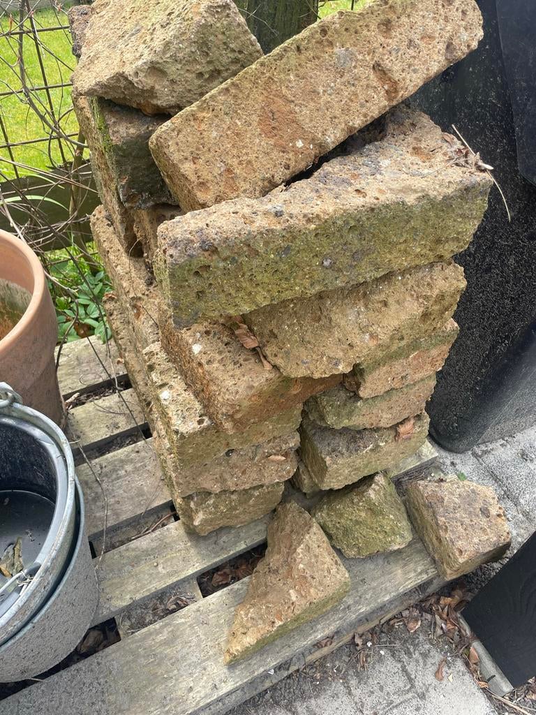 Gebruikte Tufsteen Blokken voor Tuin of Decoratie, Ophalen, Overige materialen, Gebruikt, Overige typen