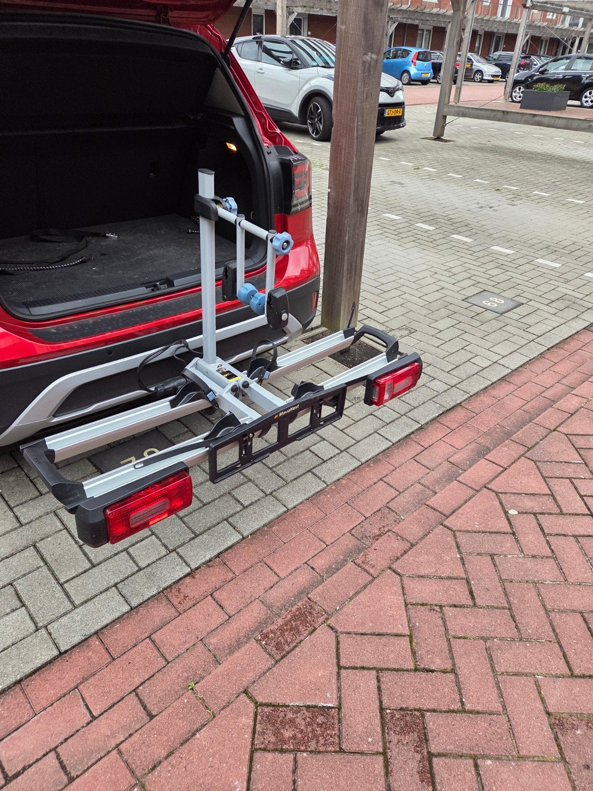 Movanext Fietsendrager, Auto diversen, Ophalen, Zo goed als nieuw, 2 fietsen, Trekhaakdrager