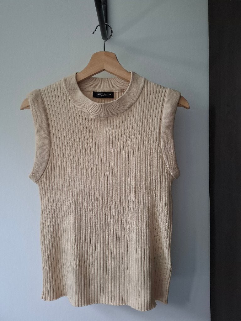 Zandkleurige spencer van Bruuns Bazaar maat M, Kleding | Dames, Maat 38/40 (M), Beige, Ophalen of Verzenden, Bruuns Bazaar
