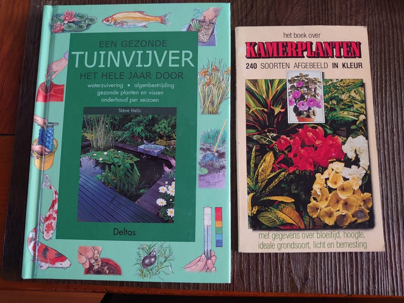 Boeken: Kamerplanten & Een Gezonde Tuinvijver, Boeken, Ophalen of Verzenden, Gelezen, Steve Halls, Kamerplanten