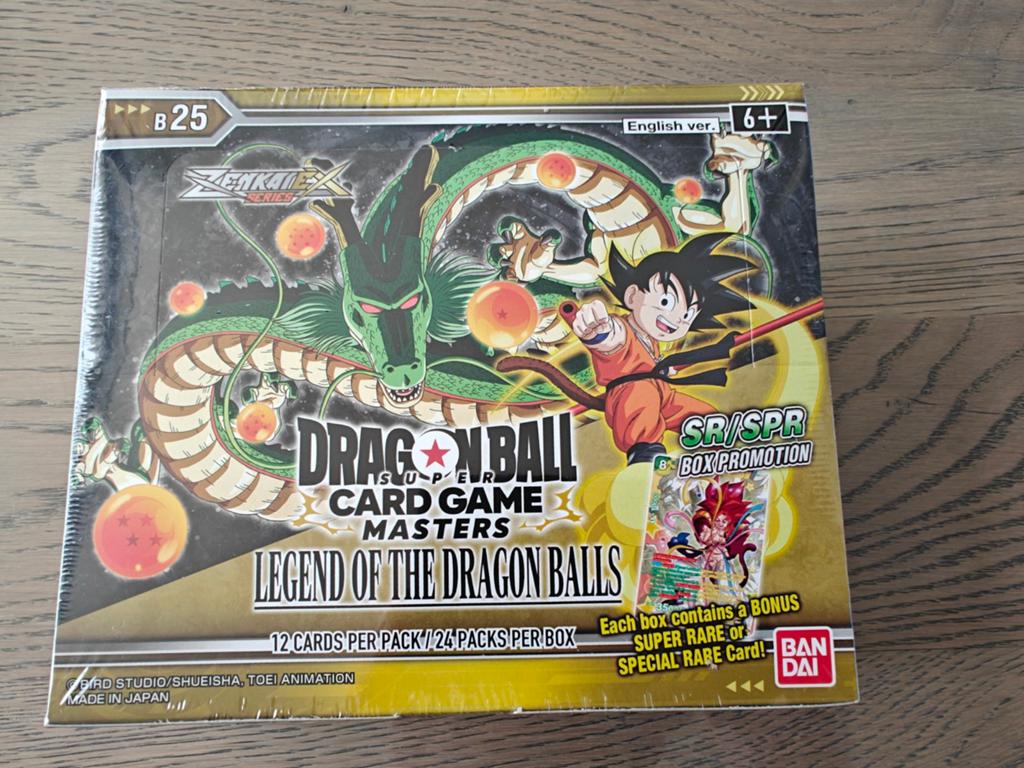 Dragonball Super Legend of the Dragon Balls BT25 Booster Box, Ophalen of Verzenden, Nieuw, Boosterbox, Foil