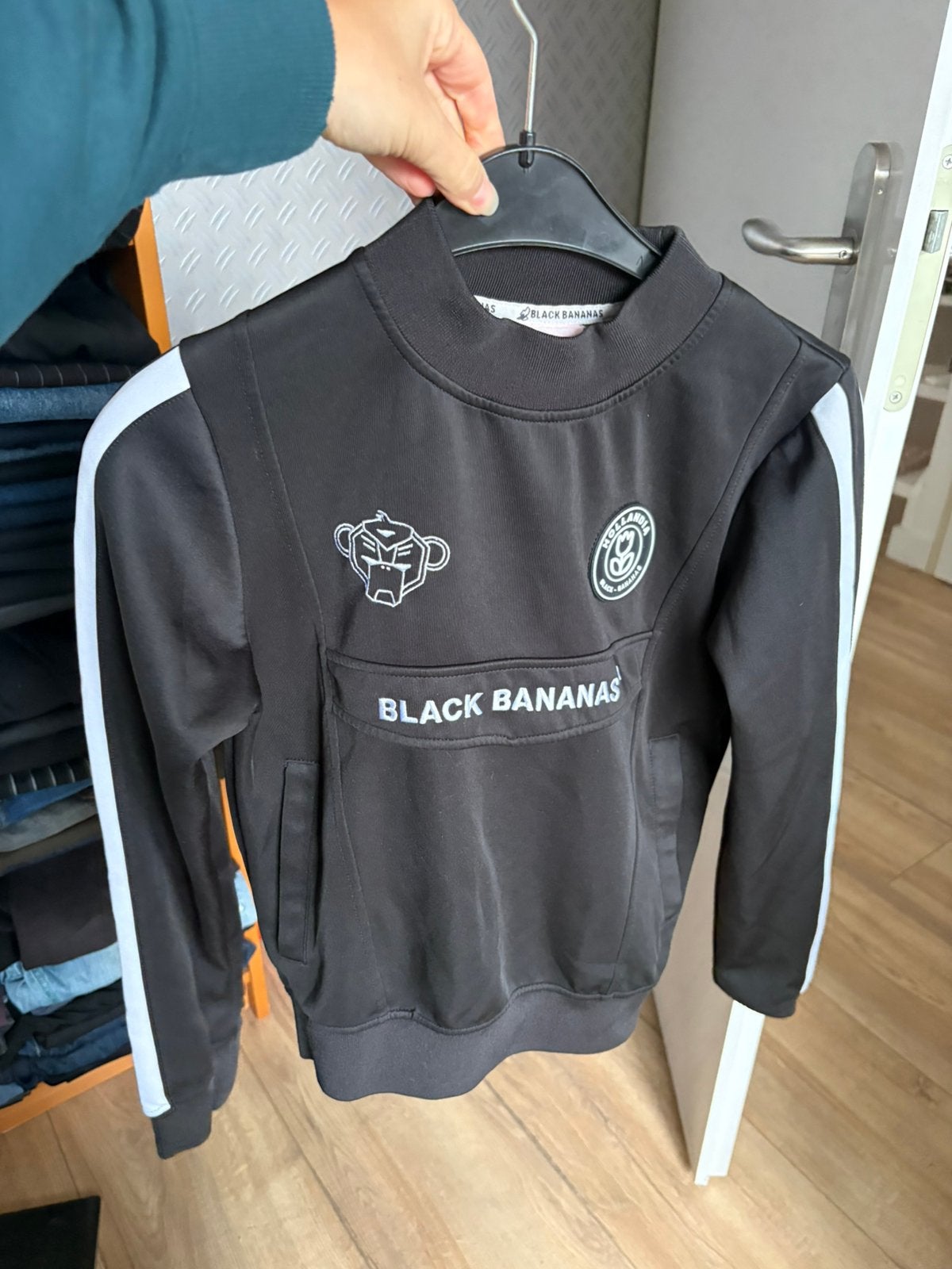 Black bananas trui zwart wit xs, Zwart, Ophalen of Verzenden, Zo goed als nieuw, Algemeen