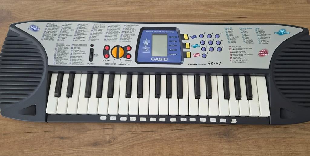 Casio SA-67 keyboard, Ophalen of Verzenden, Gebruikt, Overige aantallen, Casio