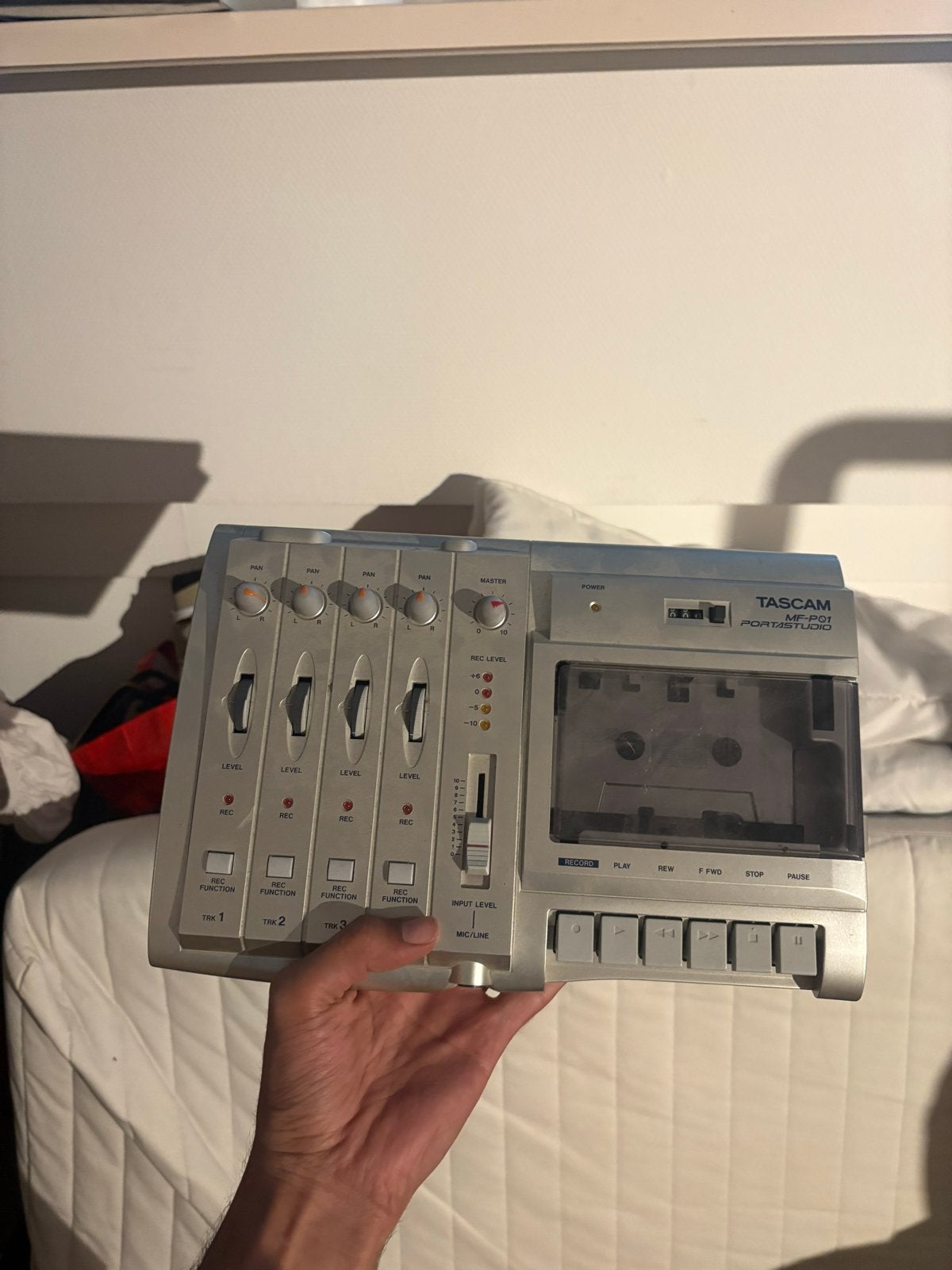 Tascam MF-P01 Portastudio Cassette Mixer 4-kanaals, Ophalen of Verzenden, Gebruikt, Minder dan 5 kanalen