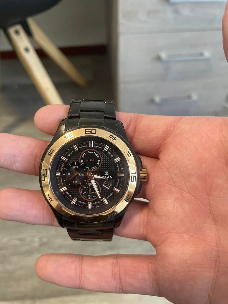 Titan Octane Chronograph watch, Sieraden, Tassen en Uiterlijk, Horloges | Heren, Ophalen of Verzenden, Zo goed als nieuw, Overige merken