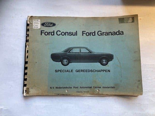 Ford Consul Granada Speciale Gereedschappen Handleiding, Ophalen of Verzenden