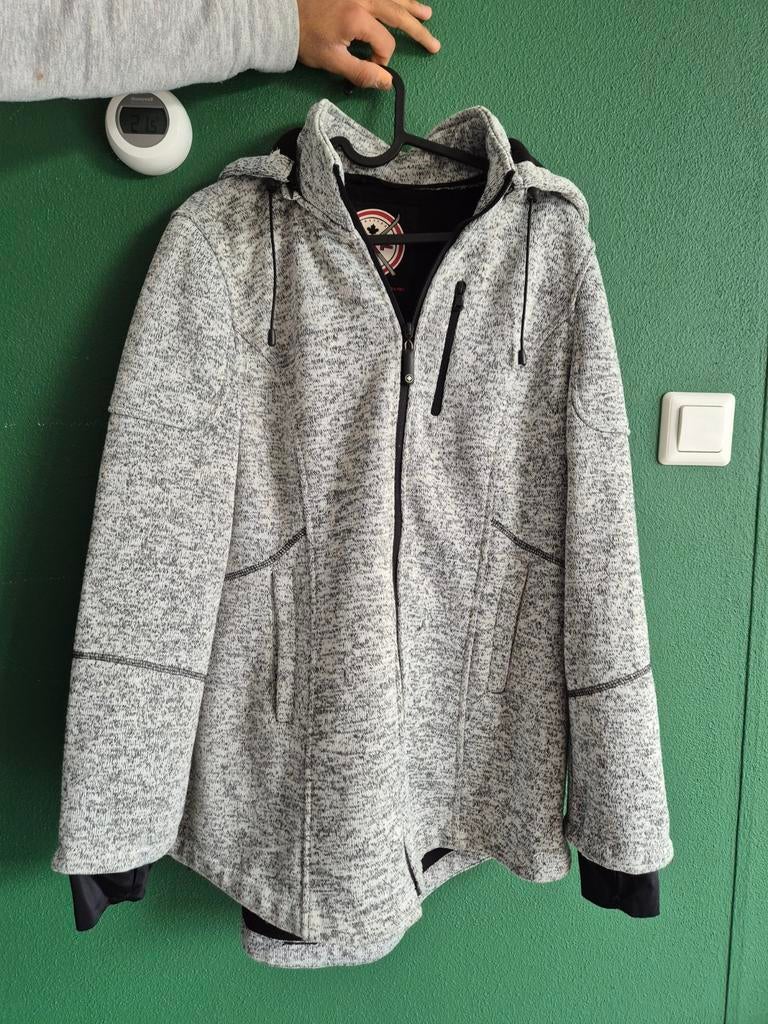 Stijlvol grijs jack voor de lente en de herfst. - Maat L, Kleding | Dames, Jassen | Winter, Maat 42/44 (L), Ophalen of Verzenden