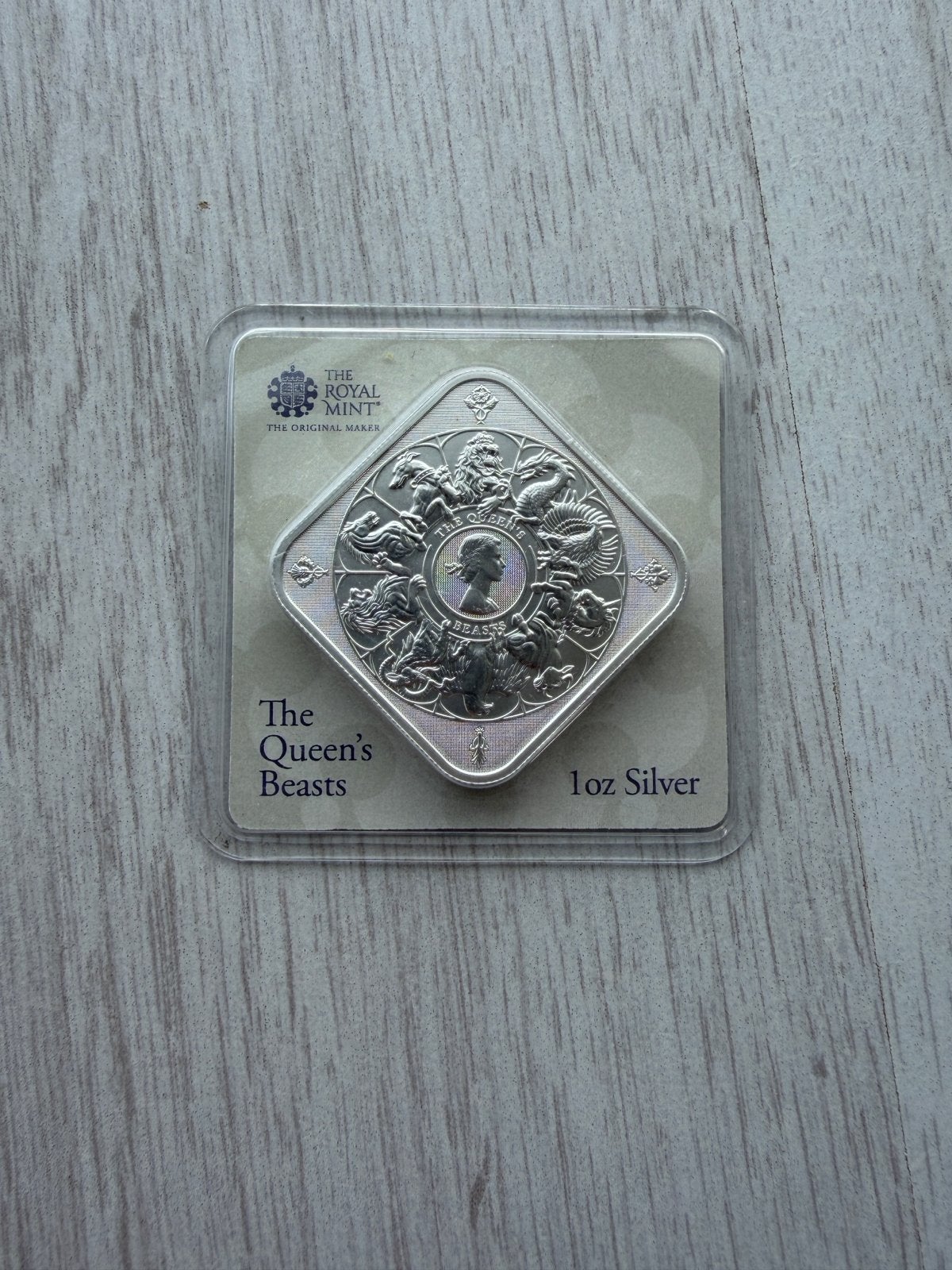 1 oz .999 Zilveren Munt The Queen's Beast, Ophalen of Verzenden, Zilver