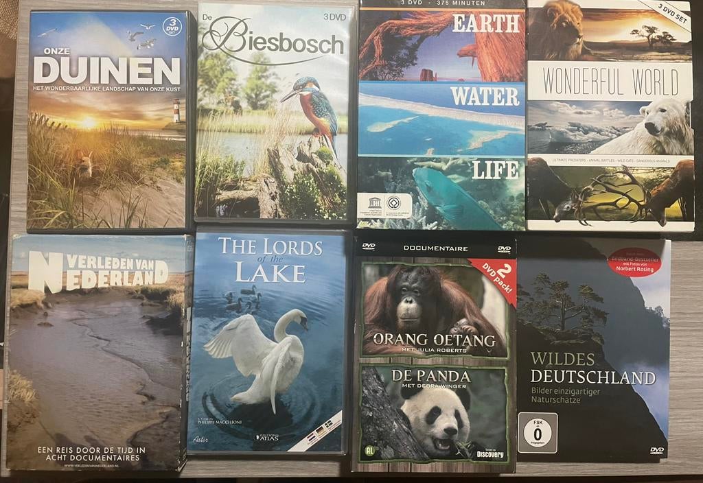 Natuur Dvd's (80x), Cd's en Dvd's, Dvd's | Documentaire en Educatief, Alle leeftijden, Ophalen of Verzenden, Zo goed als nieuw