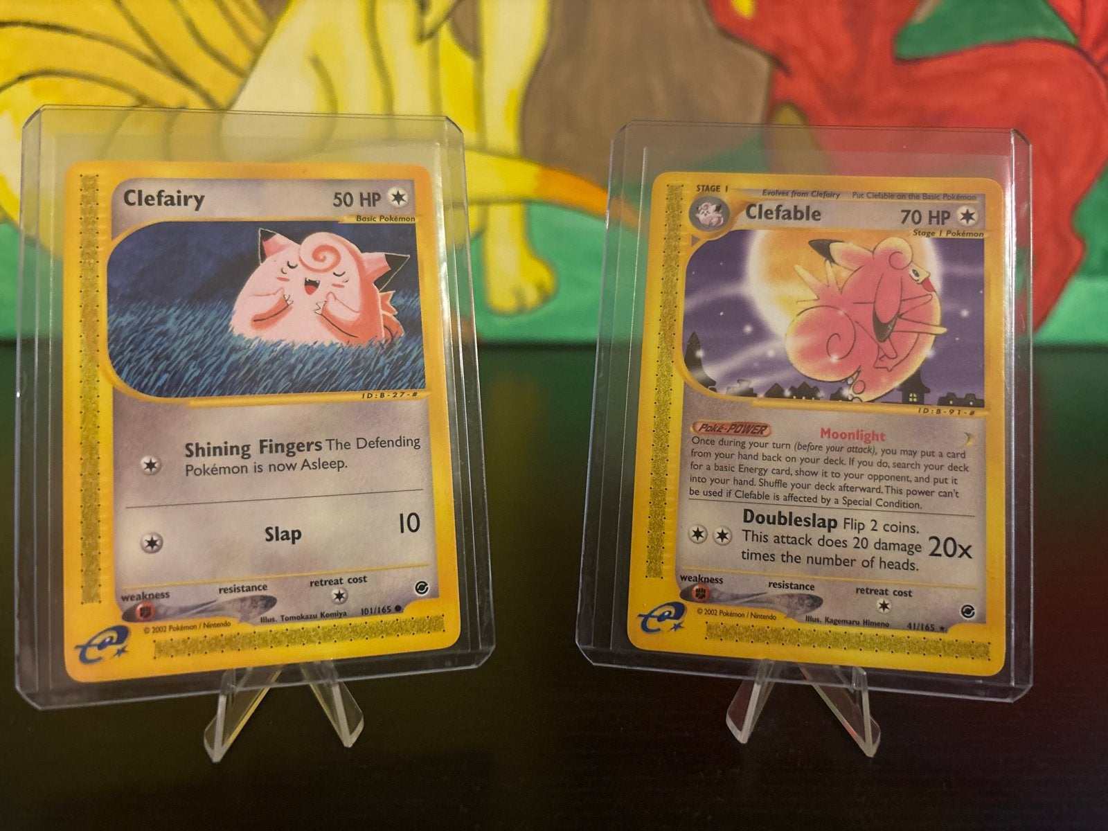Pokémon Kaarten: Clefairy & Clefable expedition Base, Ophalen of Verzenden, Zo goed als nieuw, Meerdere kaarten