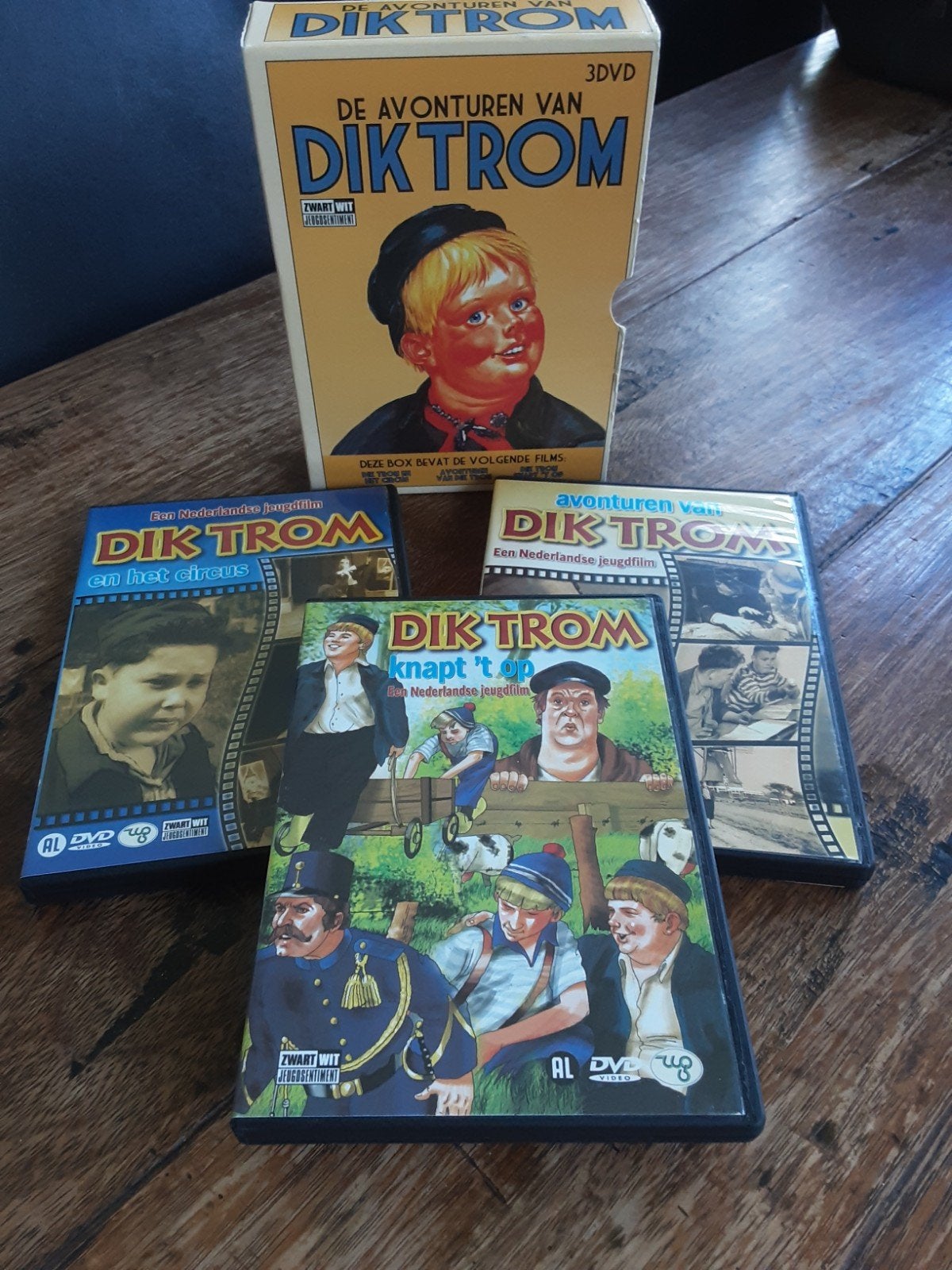 De Avonturen van Dik Trom - 3 DVD Boxset, Cd's en Dvd's, Ophalen, Avontuur, Gebruikt, Alle leeftijden