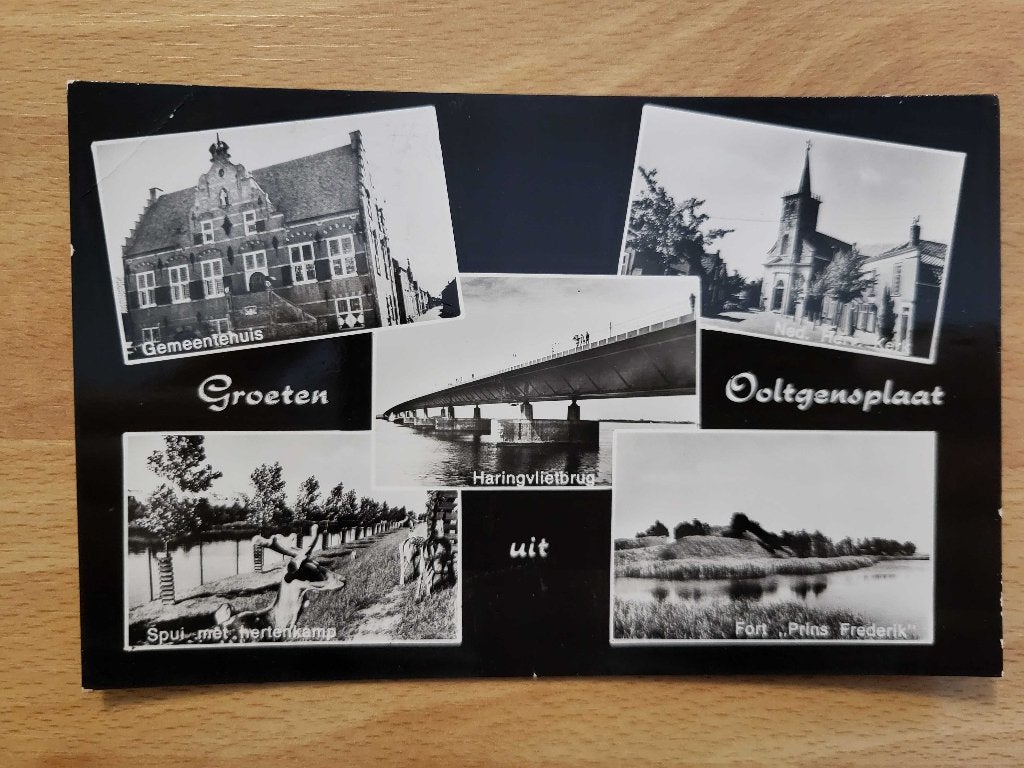 ansicht OOLTGENSPLAAT meerluik, Verzamelen, Ophalen of Verzenden, Voor 1920, Zuid-Holland