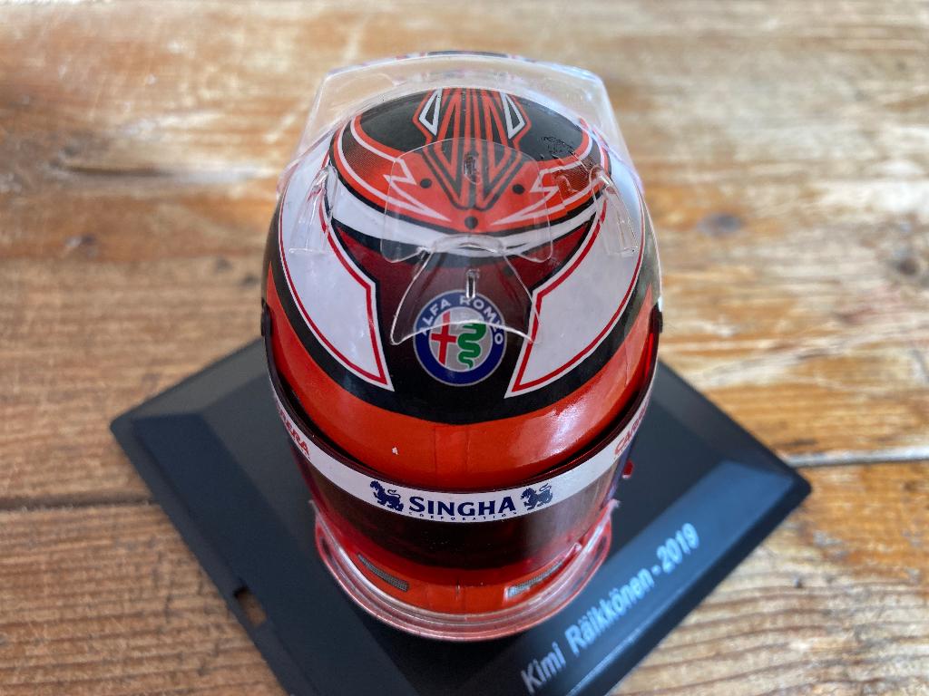 ✅ Kimi Räikkönen 2019 helm 1:5 Spark Alfa Romeo F1, Ophalen of Verzenden, Nieuw, Formule 1