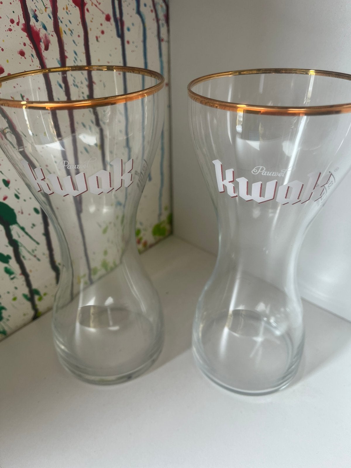 Kwak bierglazen set can 2 glazen, Ophalen of Verzenden, Nieuw, Glas of Glazen, Overige merken