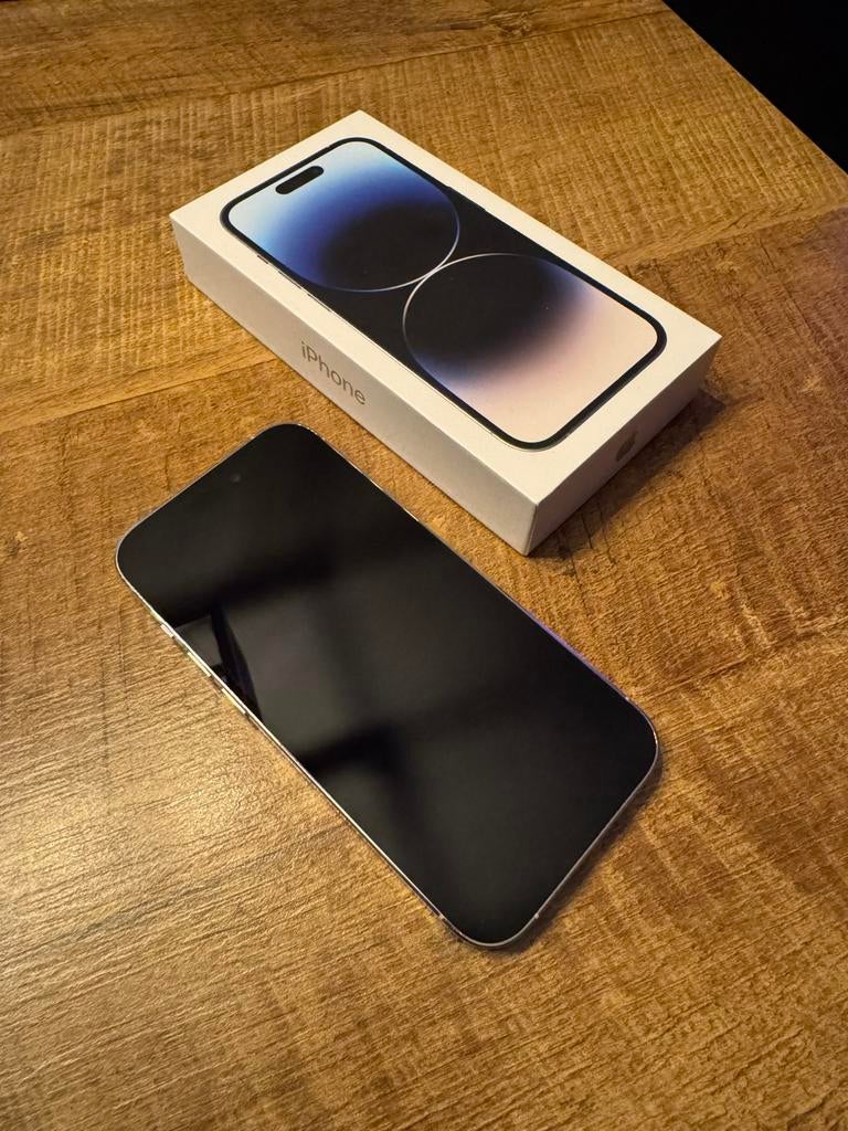 Apple iPhone 14 Pro 128GB Zilver | 86%, Telecommunicatie, Mobiele telefoons | Apple iPhone, Zo goed als nieuw, 128 GB, Zonder abonnement
