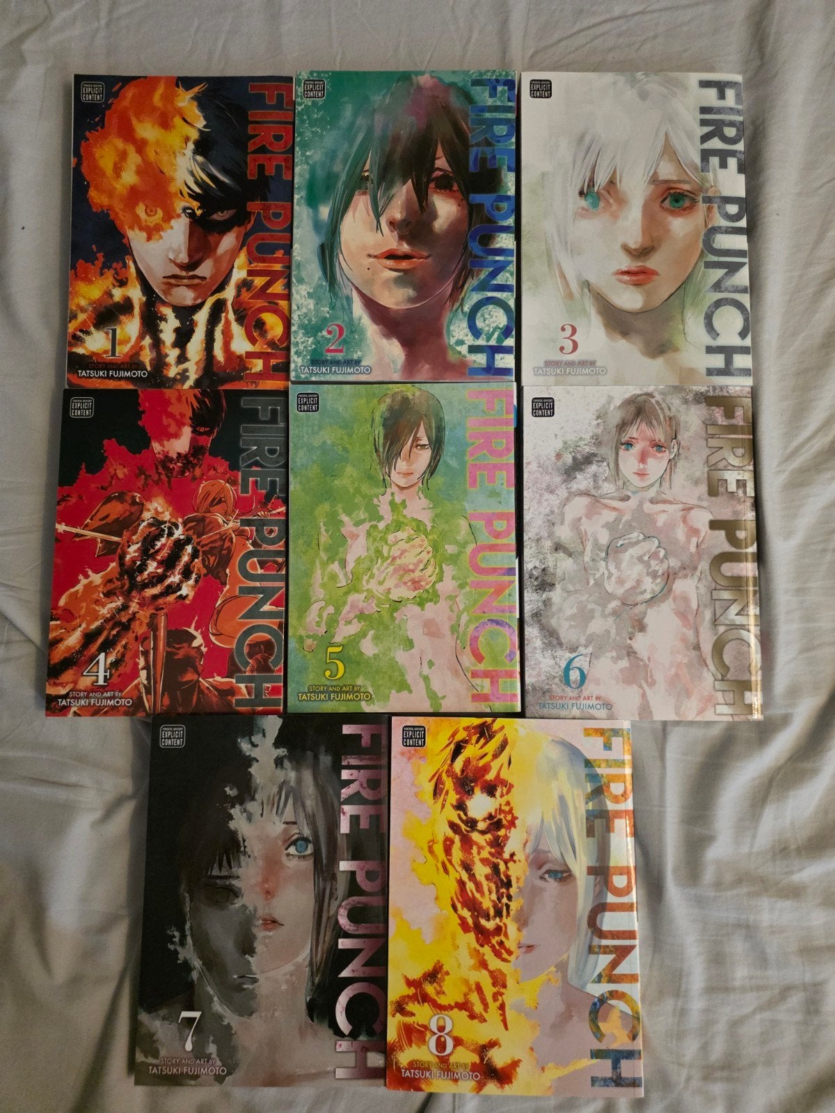 Fire Punch manga vol. 1-8 (Complete set), Boeken, Complete serie of reeks, Ophalen, Zo goed als nieuw, Tatsuki Fujimoto