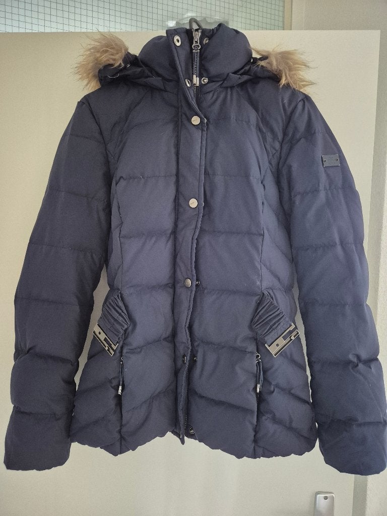 Mooie winterjas van Esprit maat S, Blauw, Ophalen of Verzenden, Maat 36 (S), Gedragen