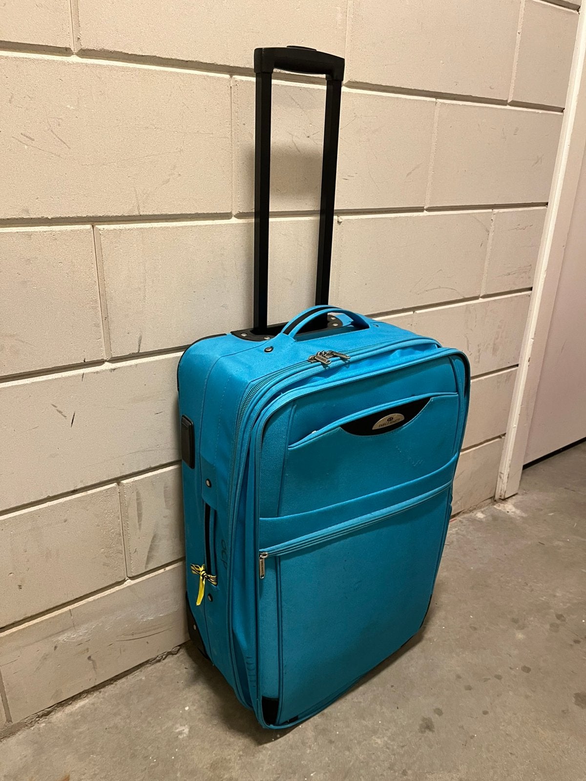 Blauwe koffer Enrico Benetti 62cm, Ophalen, Zo goed als nieuw, Hard kunststof, 60 tot 70 cm
