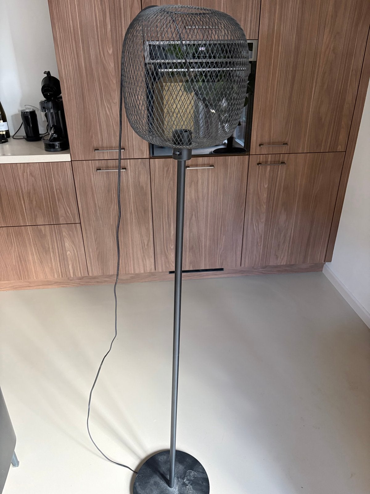 IKEA Skäftet Vloerlamp met Draadmand Kap - Zo goed als nieuw, Ophalen, 100 tot 150 cm, Overige fittingen, Zo goed als nieuw