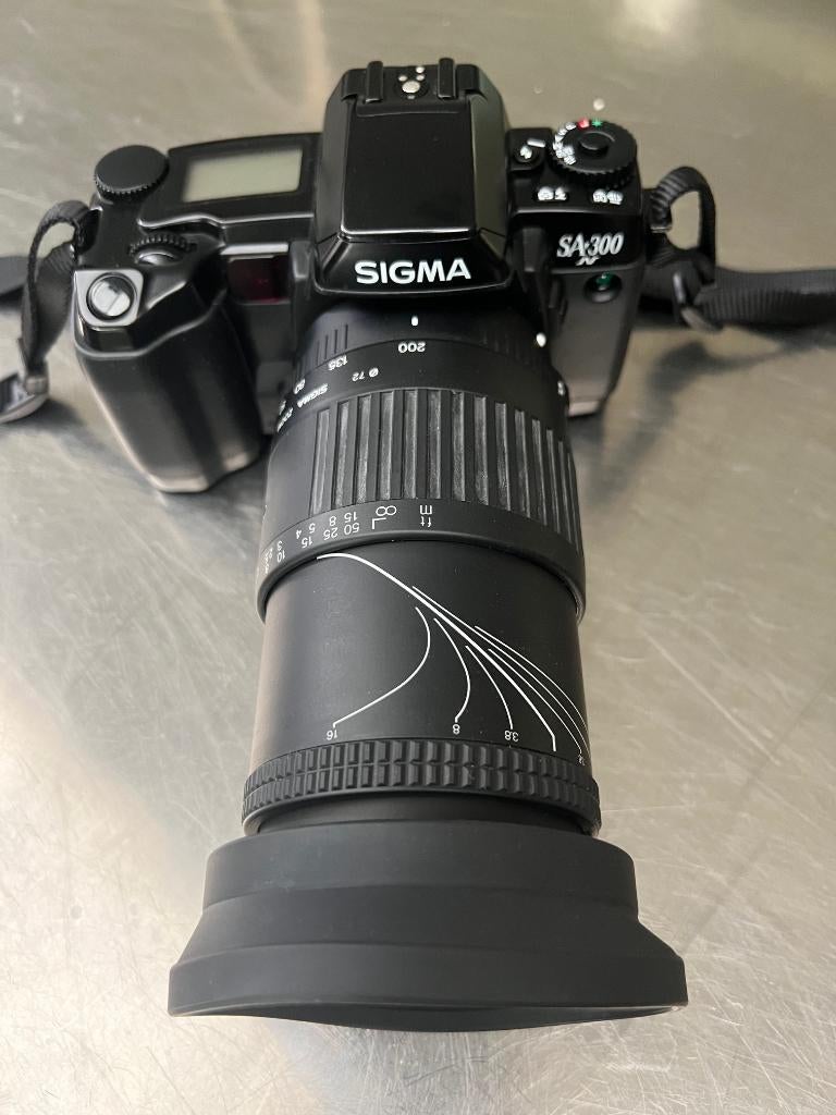 Mooie analoge Sigma camera met 28-200 mm lens, Ophalen, Zo goed als nieuw, Spiegelreflex, Overige Merken