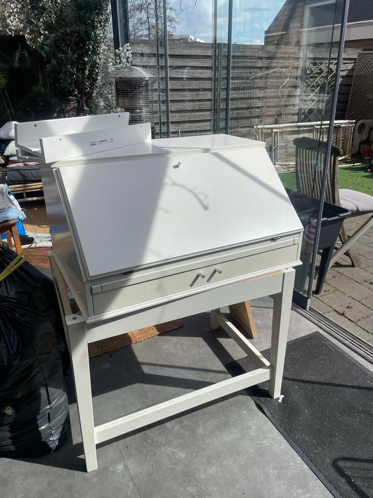 IKEA Hemnes Secretaire - Wit, Huis en Inrichting, Kasten | Secretaires, Ophalen of Verzenden, Gebruikt