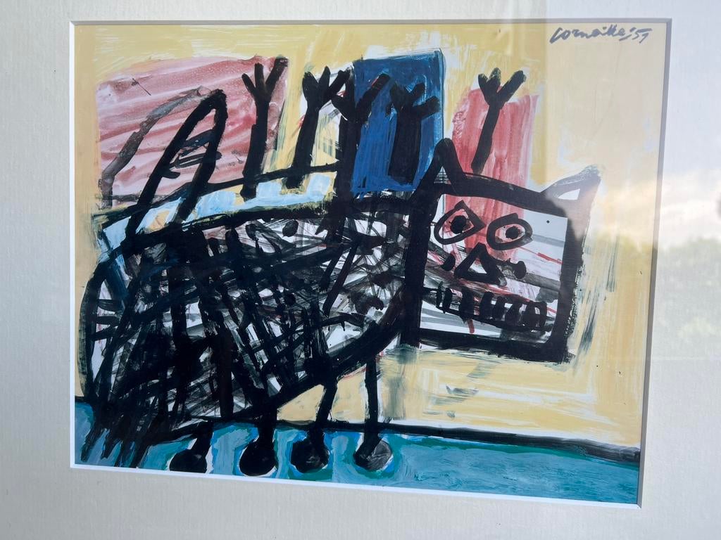 Corneille “Cat” 1951 Art Unlimited ism Jaski Art Gallery, Ophalen of Verzenden