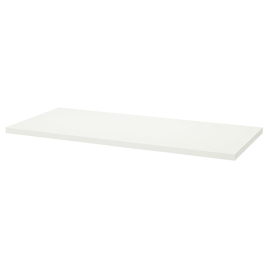 Ikea Langkapten wit tafelblad 120x60cm, Ophalen, Gebruikt, 120 cm, IKEA