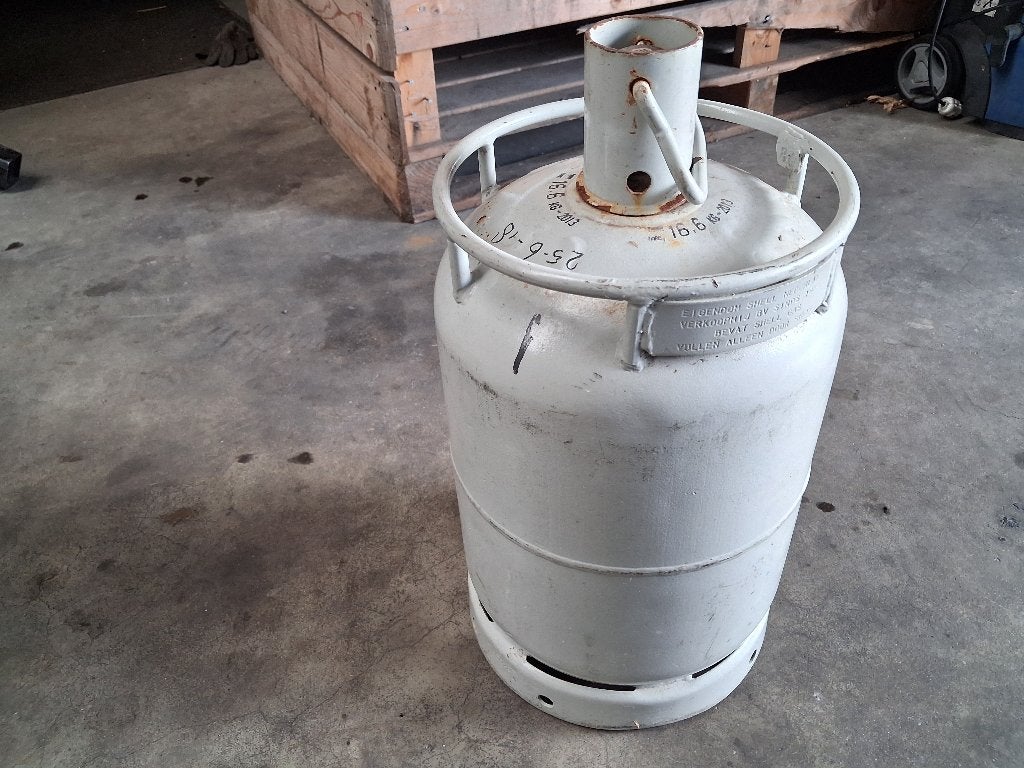 Grote Grijze 10,5kg Gasfles met nog ca 8kg, Caravans en Kamperen, Kampeeraccessoires, Ophalen, Gebruikt