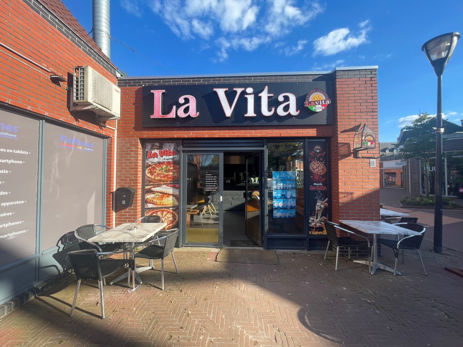 Goedlopende pizzaria/grill zaak, Eén persoon