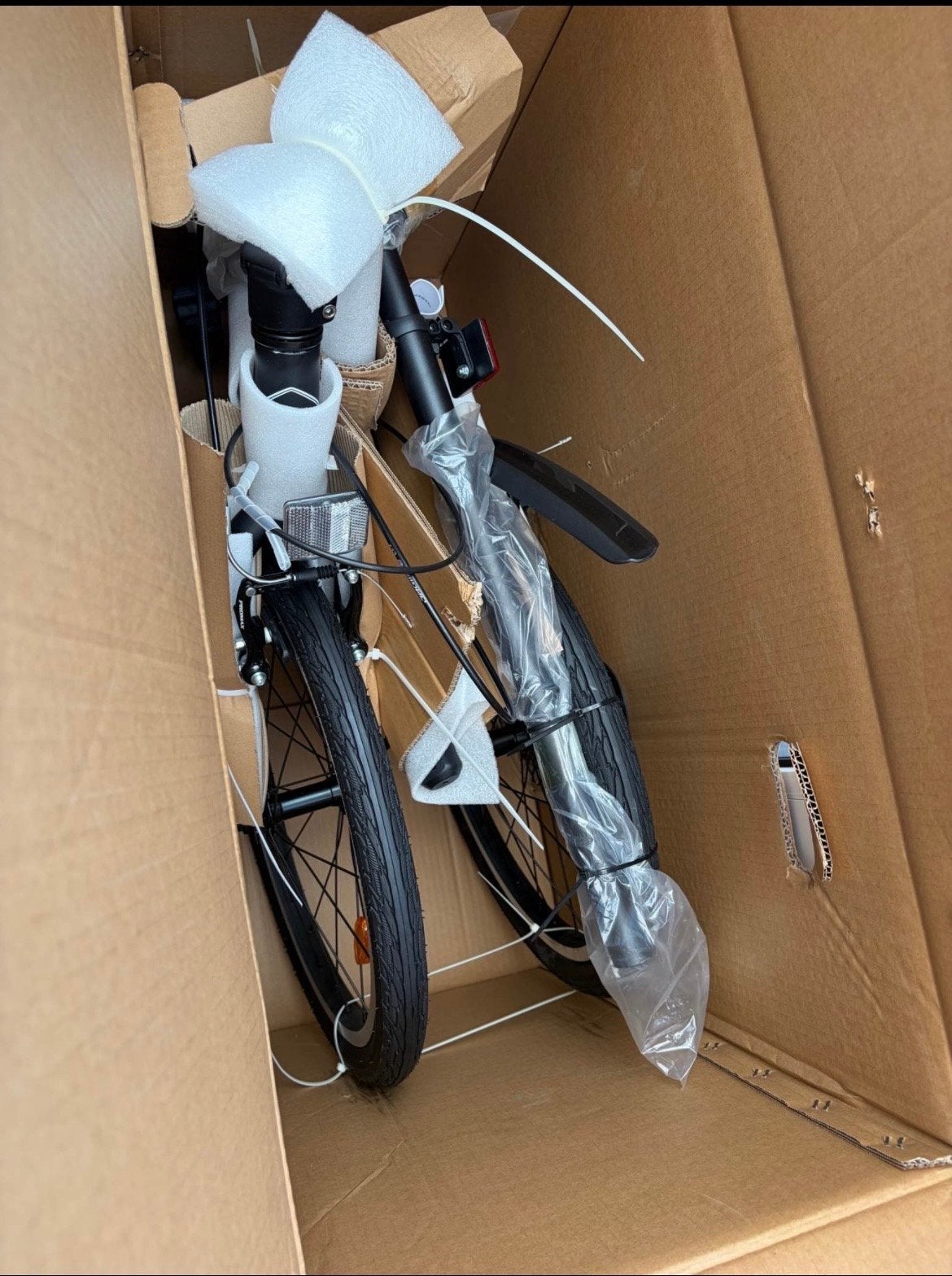 Nieuwe Fabricbike vouwfiets - Mat Zwart 7 versnellingen, Overige merken, 20 inch of meer, Velgrem, Versnellingen