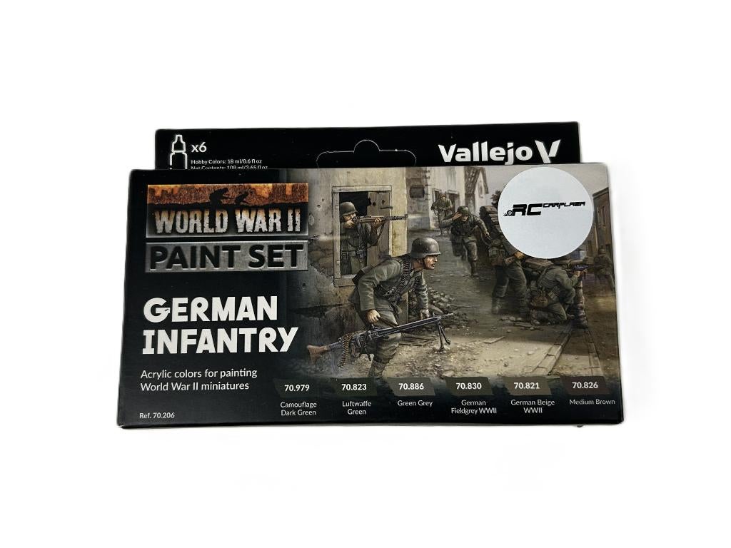 Vallejo WWII German Infantry VAL-70206, Ophalen of Verzenden, Nieuw, 1:35 tot 1:50