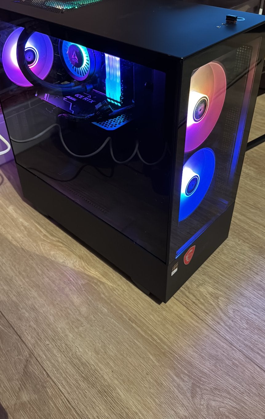 PC Ryzen7 5700G RTX3060 Ti 32GB RGB SSD/HDD Waterkoeling, Ophalen of Verzenden, Zo goed als nieuw, 4 Ghz of meer