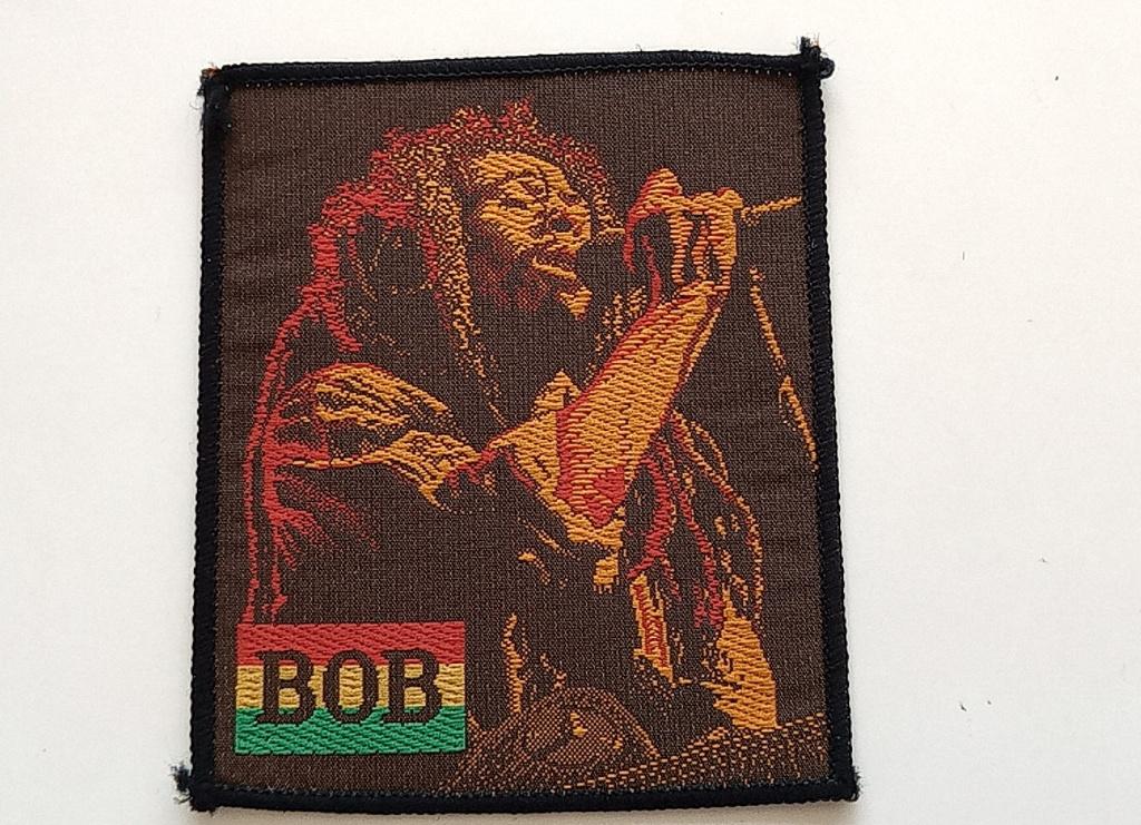 Bob marley prachtige vintage 80's patch m131 8.5 x 10 cm, Verzenden, Nieuw, Kleding