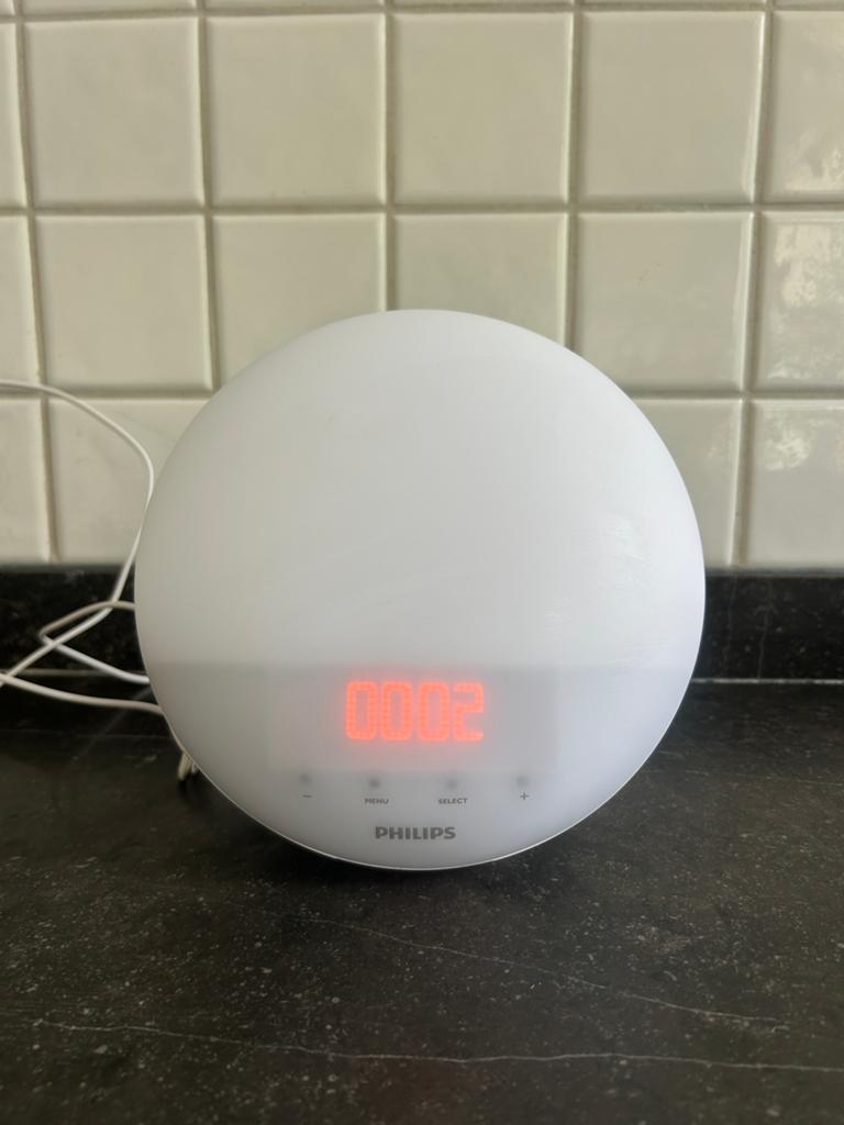 Philips wake up light, Witgoed en Apparatuur, Wekkers, Ophalen of Verzenden, Zo goed als nieuw